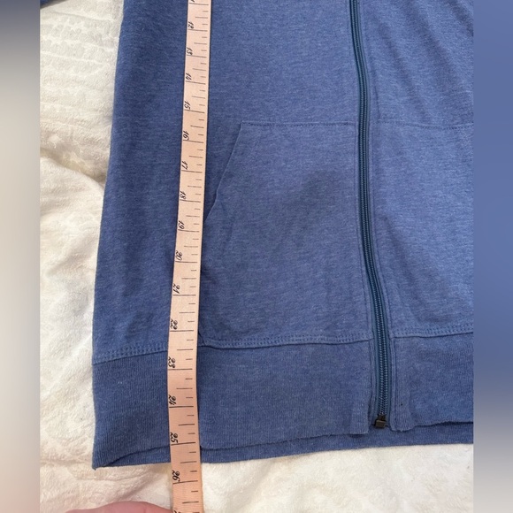 North Face Hoodie Women's large Lightweight Cotton Blend Classic Fit Full Zip - Picture 6 of 6